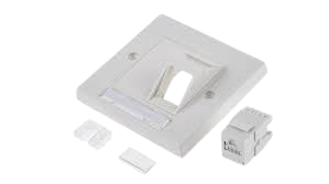 [42-311-02] MOLEX MODSNAP 1 PORT WALL PLAT 